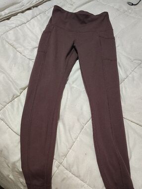 Yogalicious Chocolate Brown High-Waist Leggings
